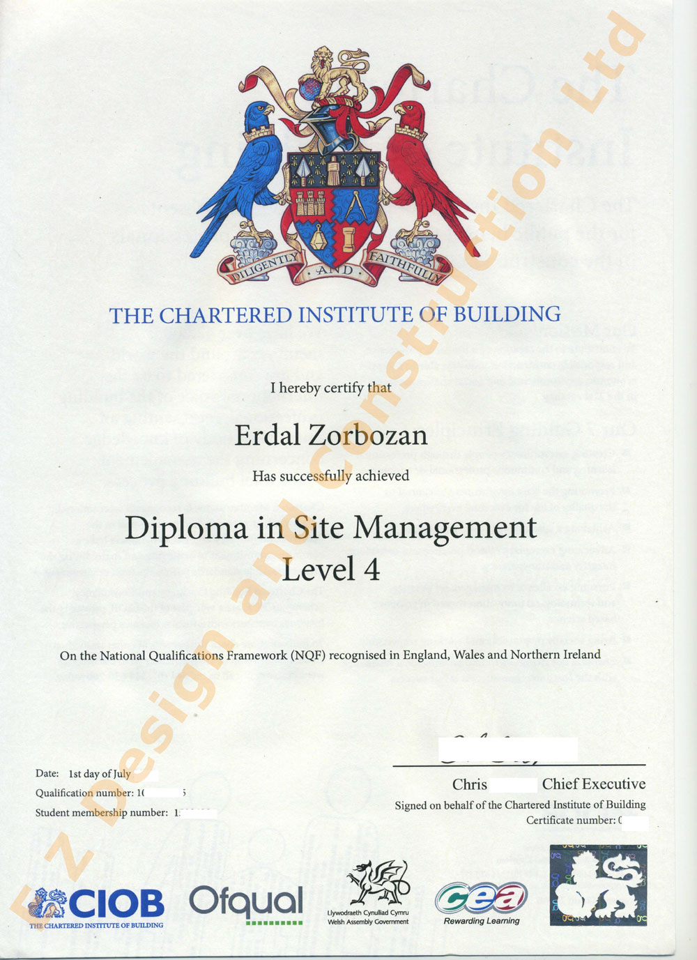 CIOB Diploma