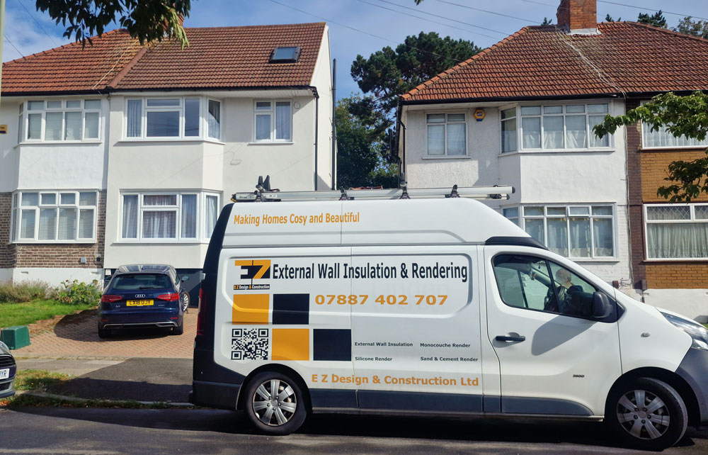E Z Design and Construction Ltd is The External Wall Insulation and Rendering Company