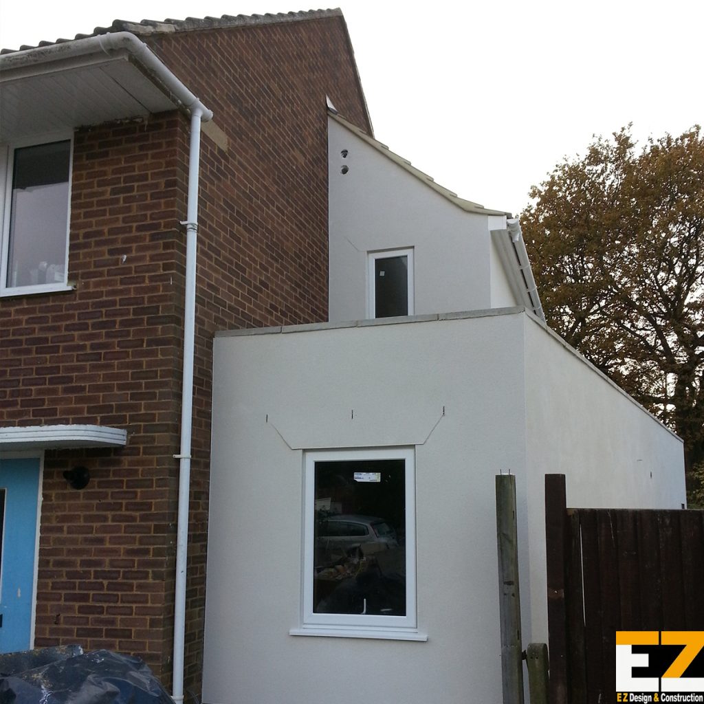 External Rendering - Bromley on house extension completed
