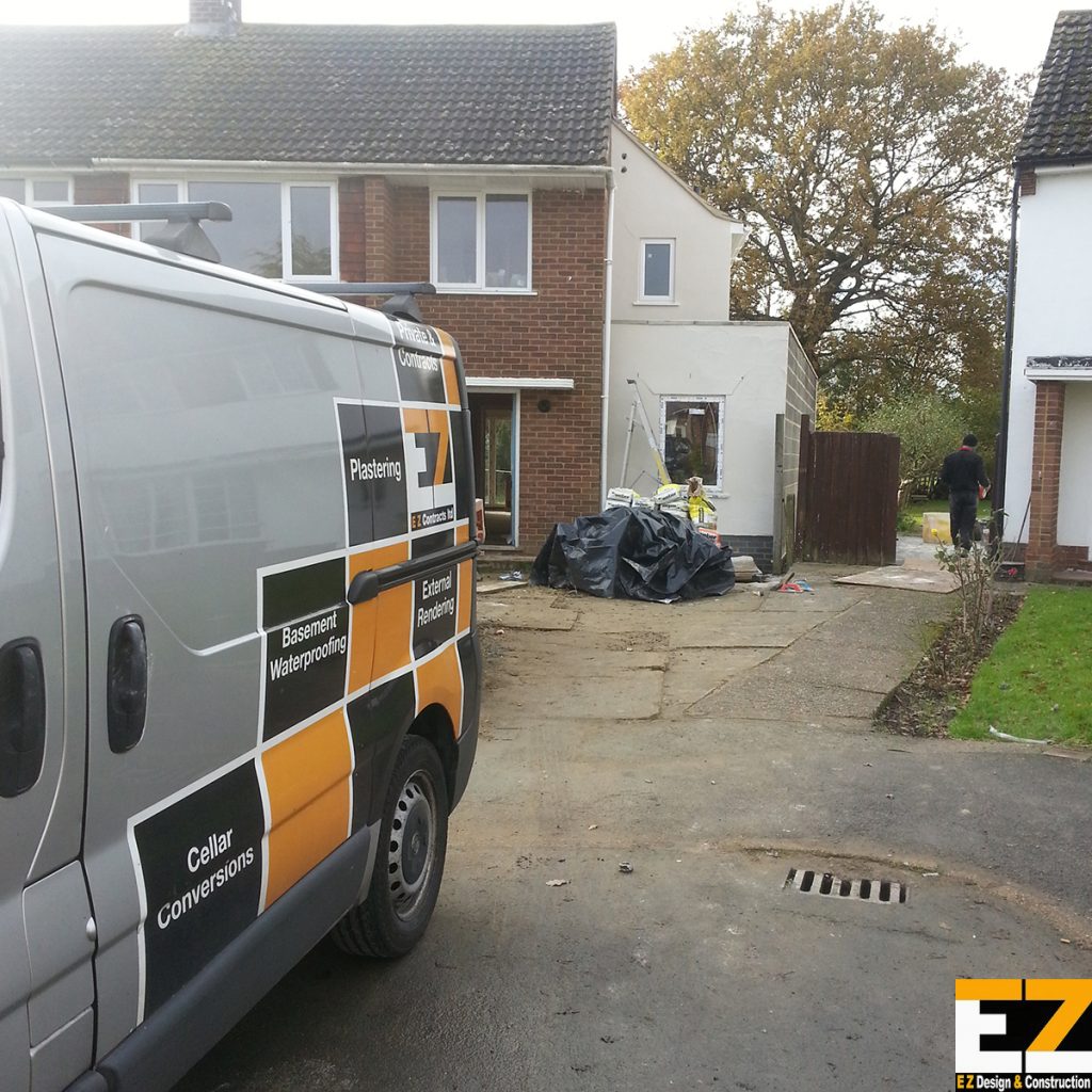 External Rendering Bromley project during works