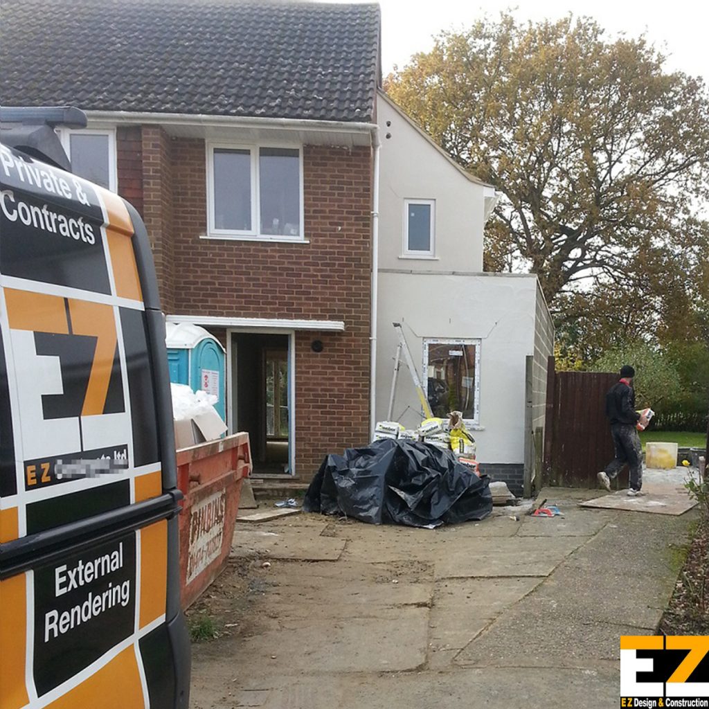 External Rendering - Bromley - site during works