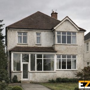 Before photo of a solid wall house in Beckenham prior to external wall insulation installation
