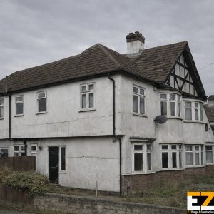 External wall insulation property in Bromley before works started