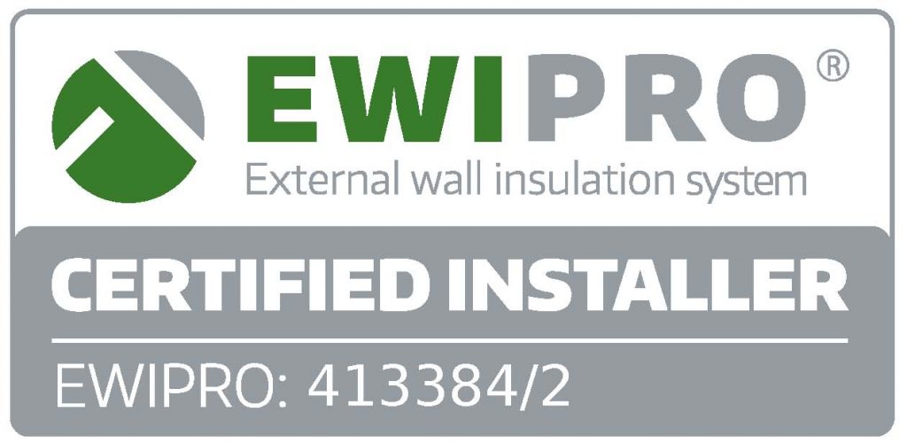 EWI Pro Approved Contractor Certified Installer badge – EWIPRO 413384/2